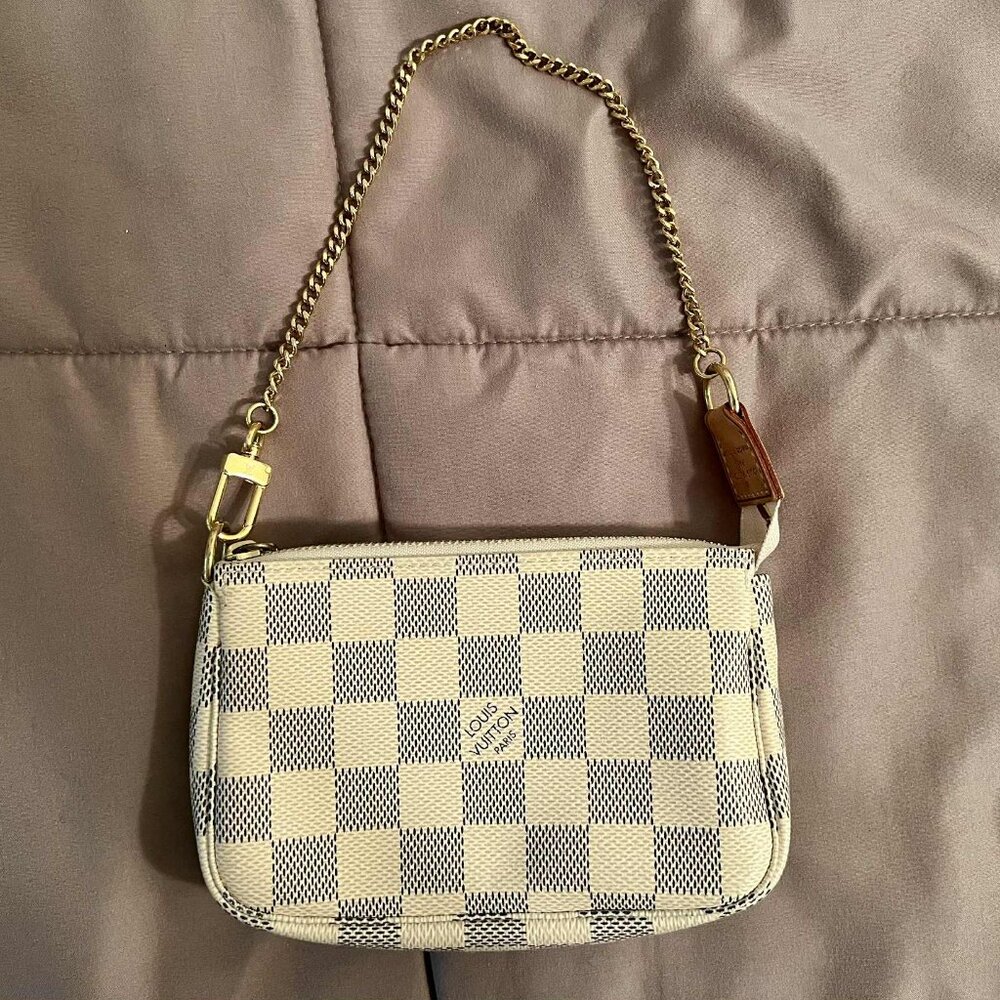Louis Vuitton Mini Pochette Damier Azure